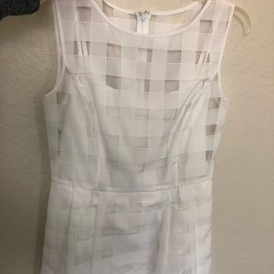 White gingham dress - PERFECT bridal shower dress!